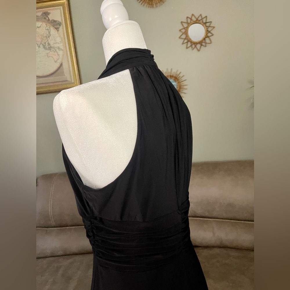 NWT Little Black Dress by Anne Klein Sz 6 Summer LBD Formal Event Party Resort - Picture 4 of 12